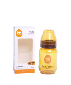 Bình sữa baby one nano sliver cổ rộng 260ml